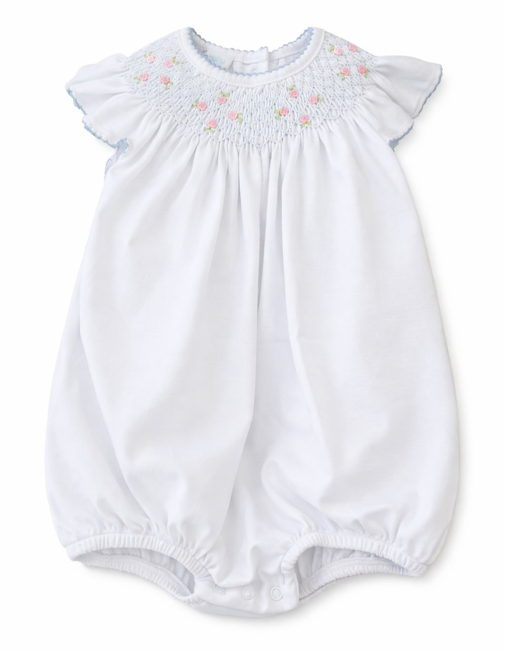 Charlotte's Classics Smocked Bubble Girl Bubble Magnolia Baby 