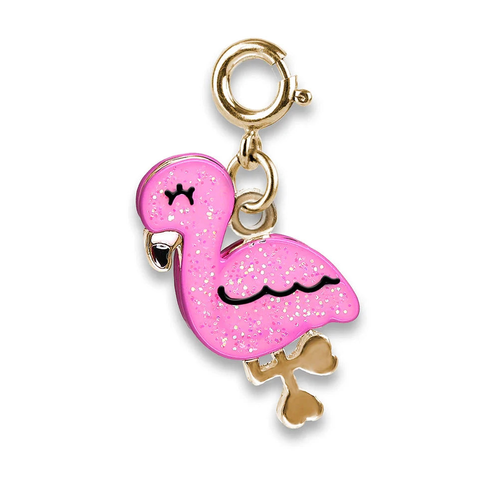 CHARM IT! Charms Necklace Charm Charm It Glitter Flamingo 