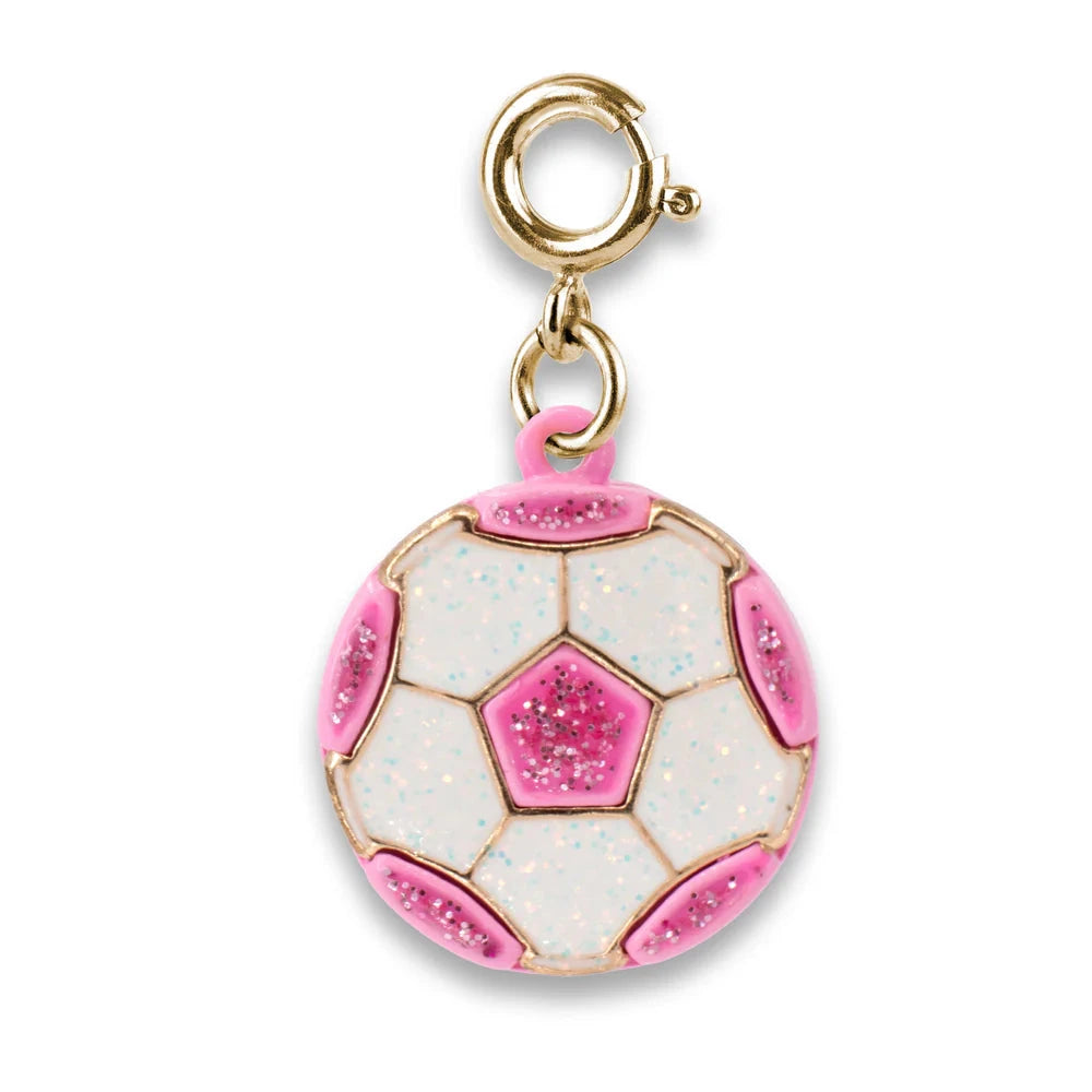 CHARM IT! Charms Necklace Charm Charm It Glitter Soccer Ball 