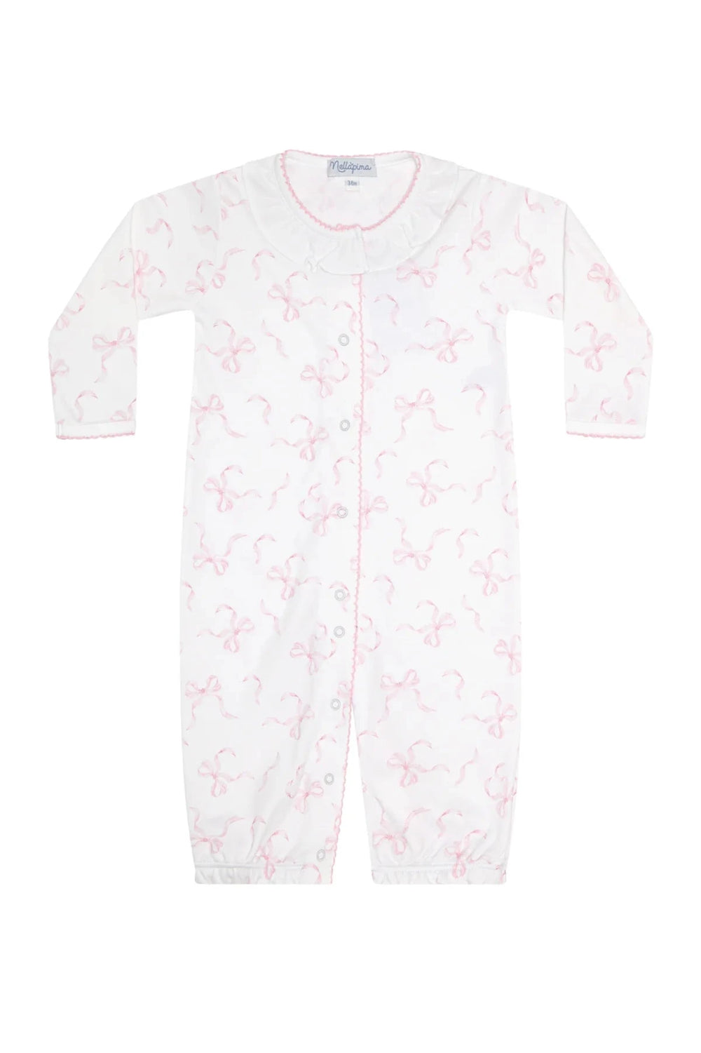 Charming Bows Print Converter Gown Girl Converter Gown Nella Pima 