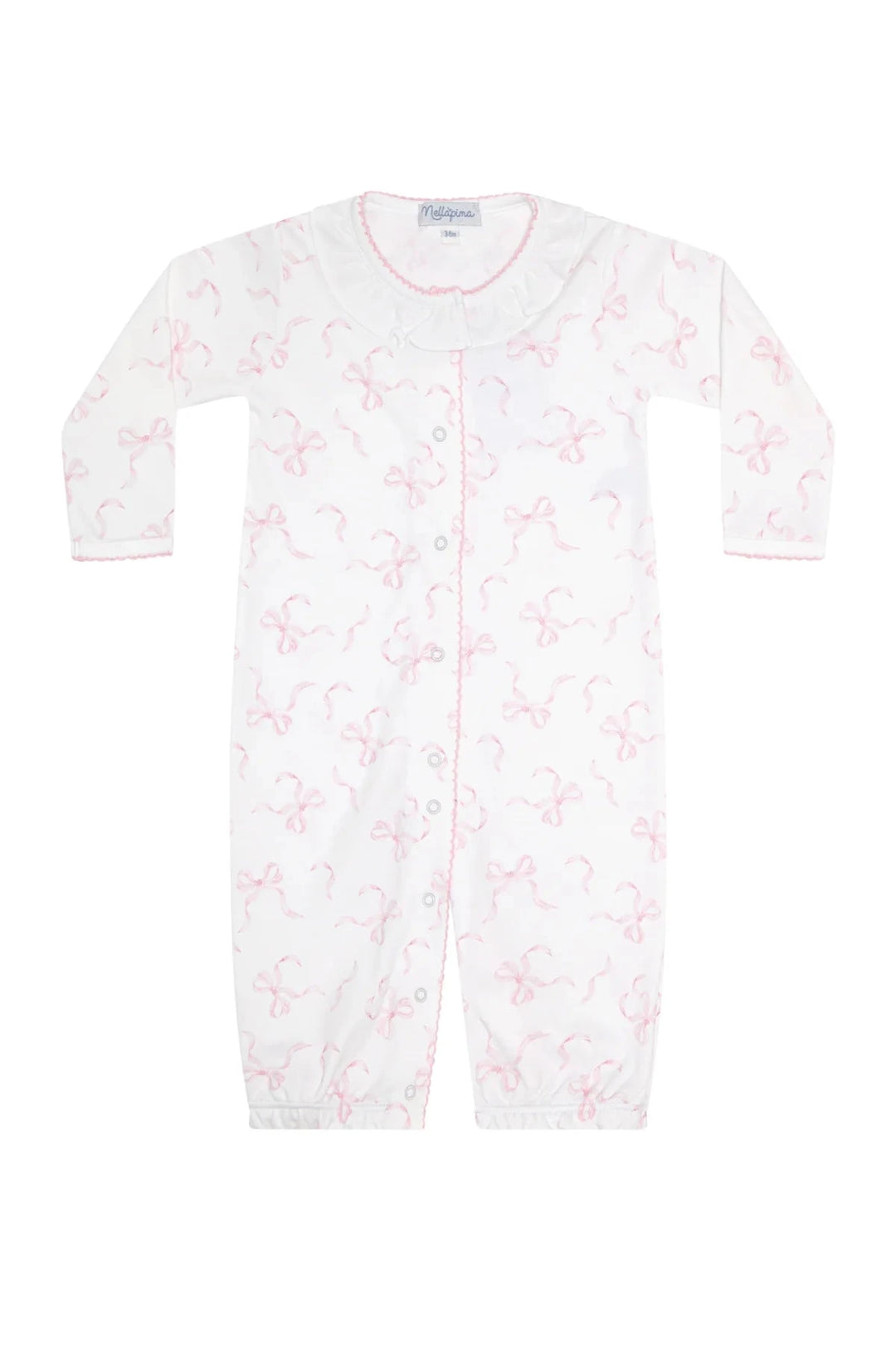 Charming Bows Print Converter Gown Girl Converter Gown Nella Pima 