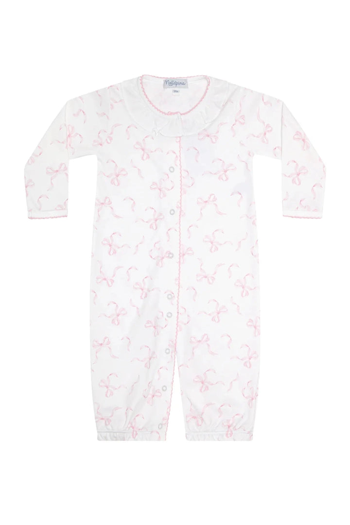 Charming Bows Print Converter Gown Girl Converter Gown Nella Pima 
