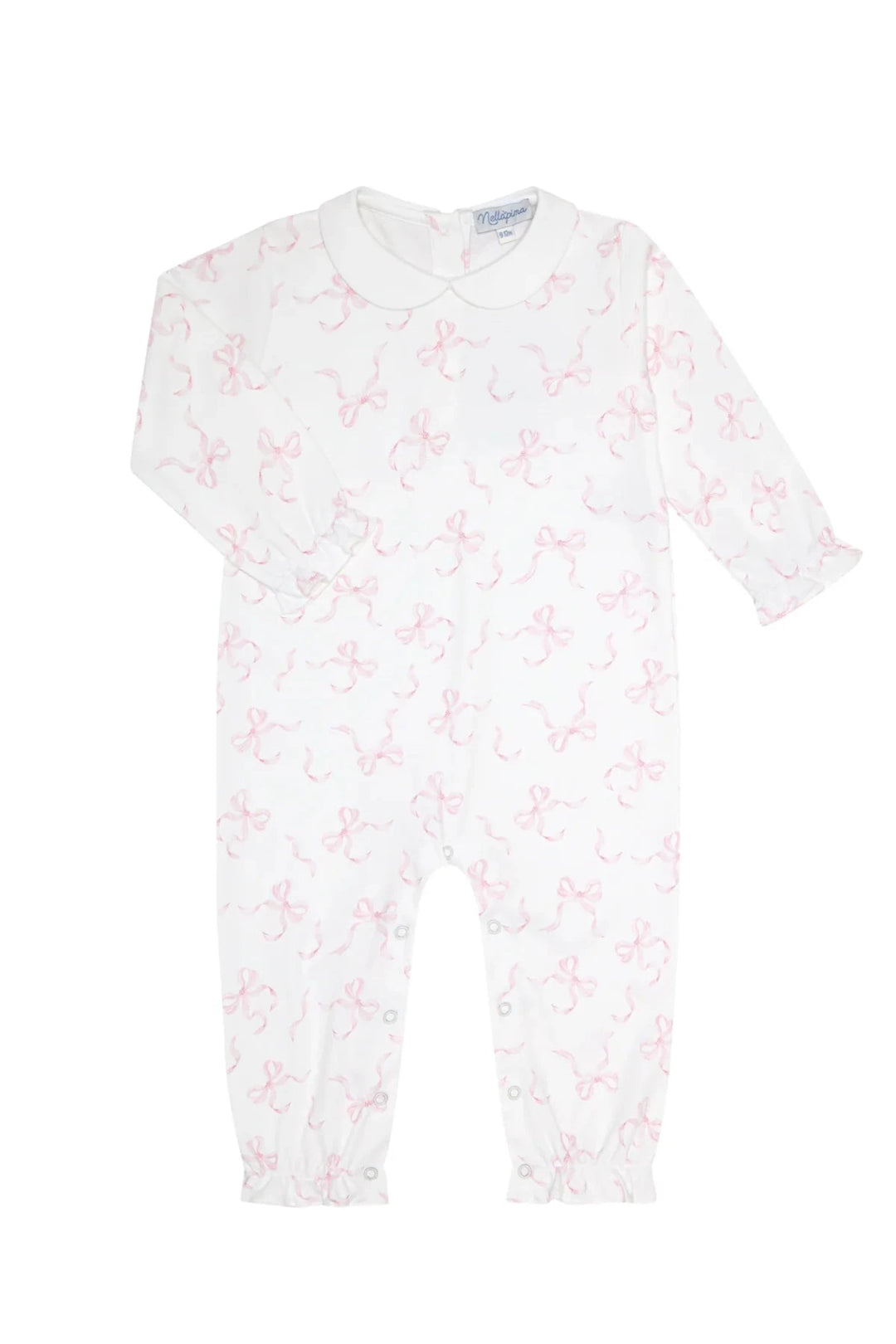 Charming Bows Print Romper Girl Romper Nella Pima 