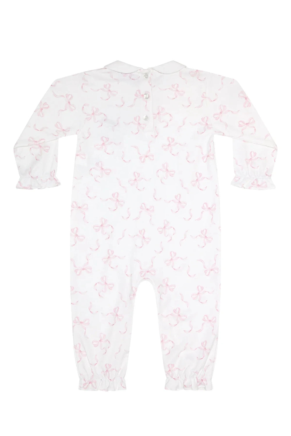 Charming Bows Print Romper Girl Romper Nella Pima 