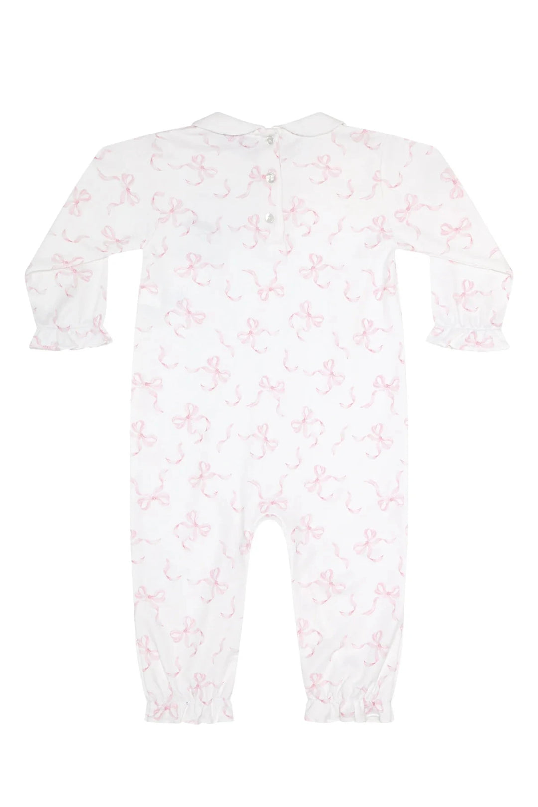 Charming Bows Print Romper Girl Romper Nella Pima 
