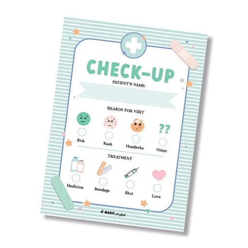 Check-Up Notepad Activity Toy Magic Playbook 