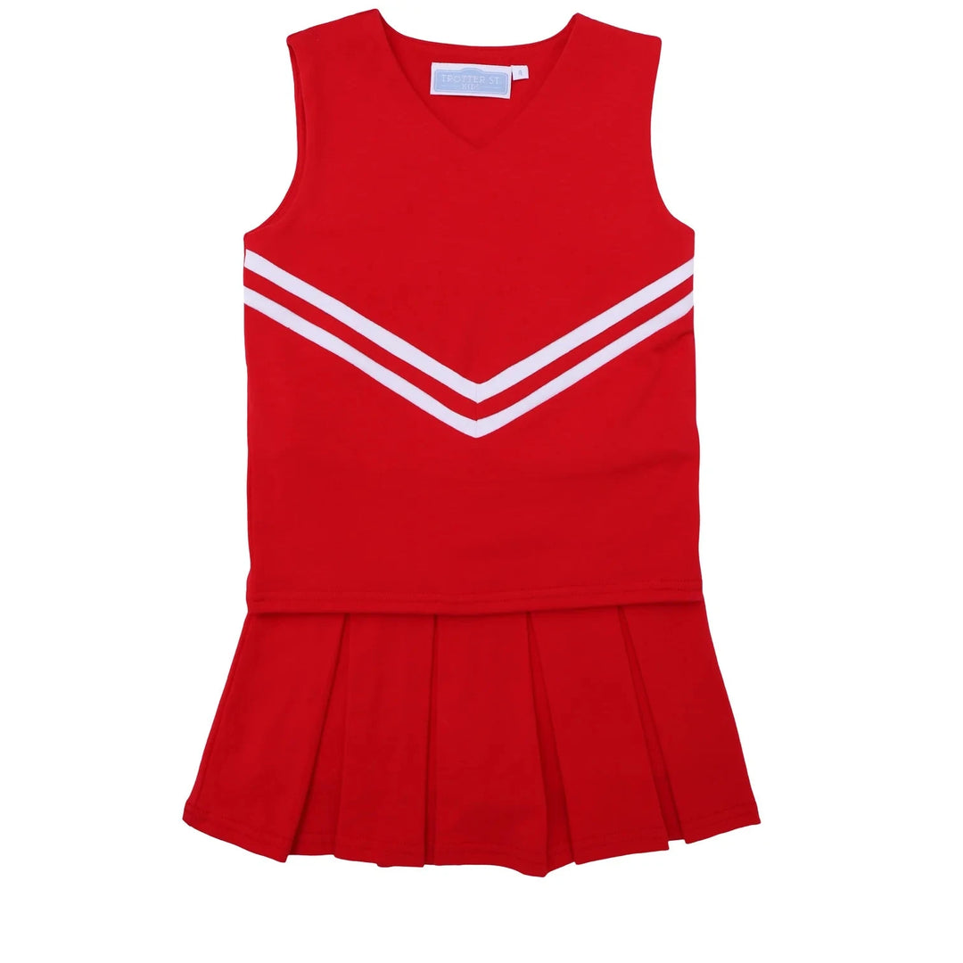 Cheer Uniform Set - Red Girl Short Set Trotter Street Kids 