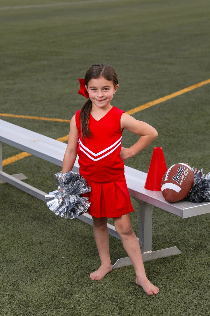 Cheer Uniform Set - Red Girl Short Set Trotter Street Kids 
