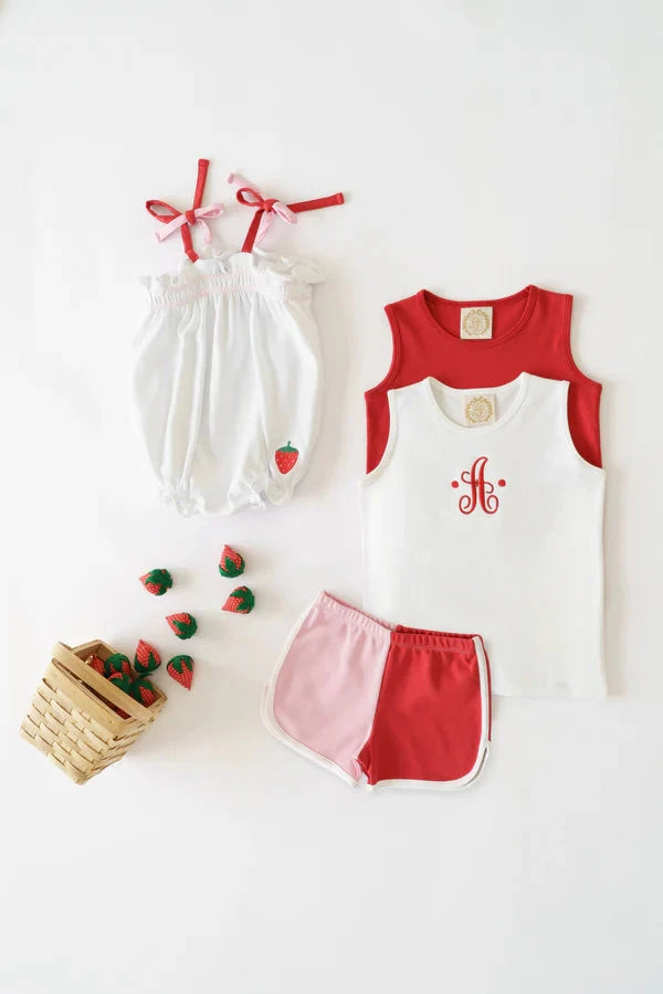 Cheryl Shorts - Pier Party Pink/Richmond Red Girl Shorts Beaufort Bonnet 