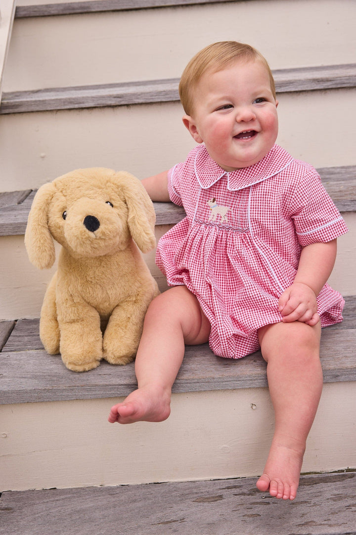 Chest Smocked Bubble - Lab Boy Bubble Little English 