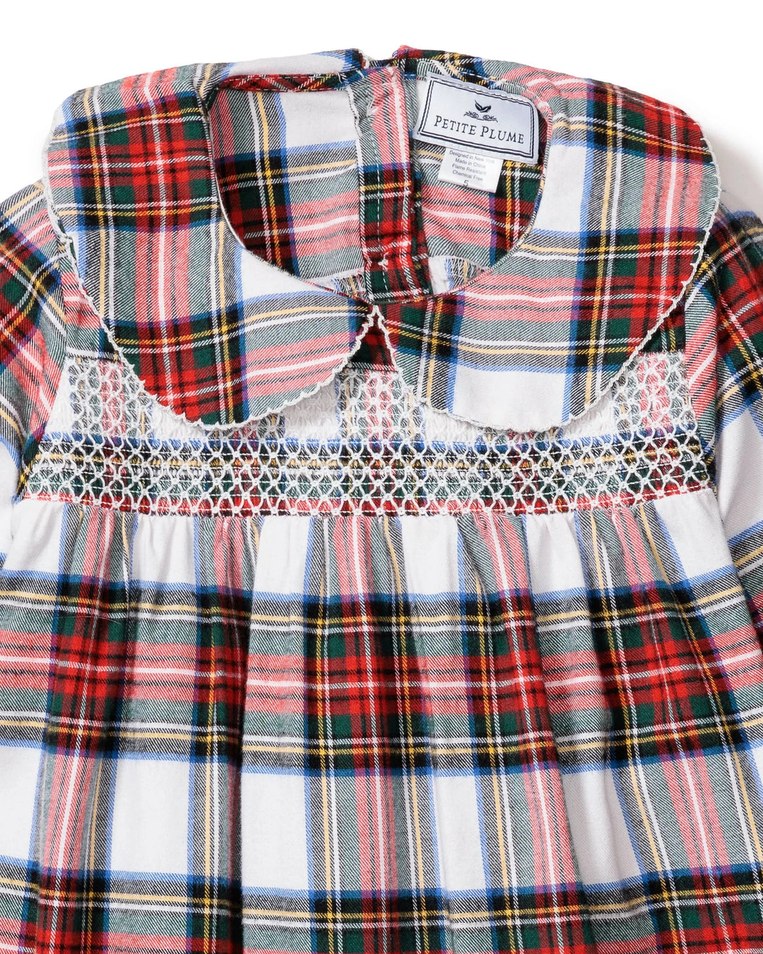 Children's Balmoral Tartan Eloise Nightgown Girl Pajamas Petite Plume 