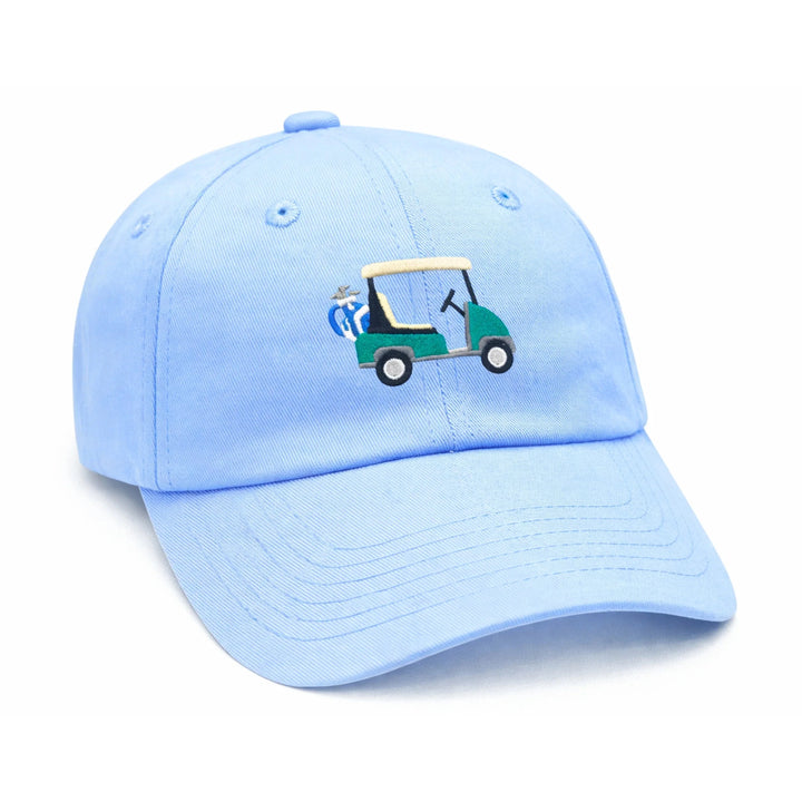 Children's Baseball Hat - Golf Cart Boy Hat Bits & Bows 
