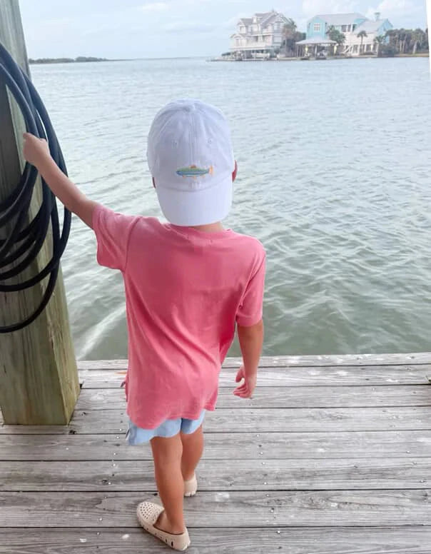 Children's Baseball Hat - Trout Boy Hat Bits & Bows 