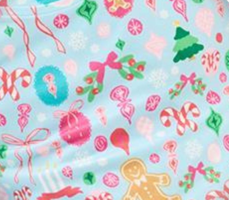 Children's Pajama Set - Jolly Jubilee - Family Matching Sizes Child Pajamas Mary Square 
