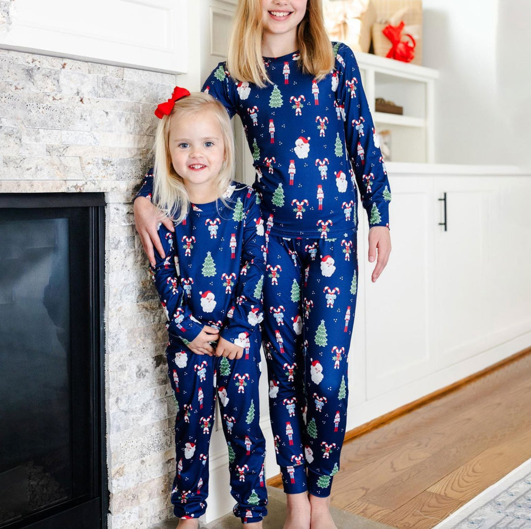Children's Pajama Set - Peppermint Pine - Family Matching Sizes Child Pajamas Mary Square 