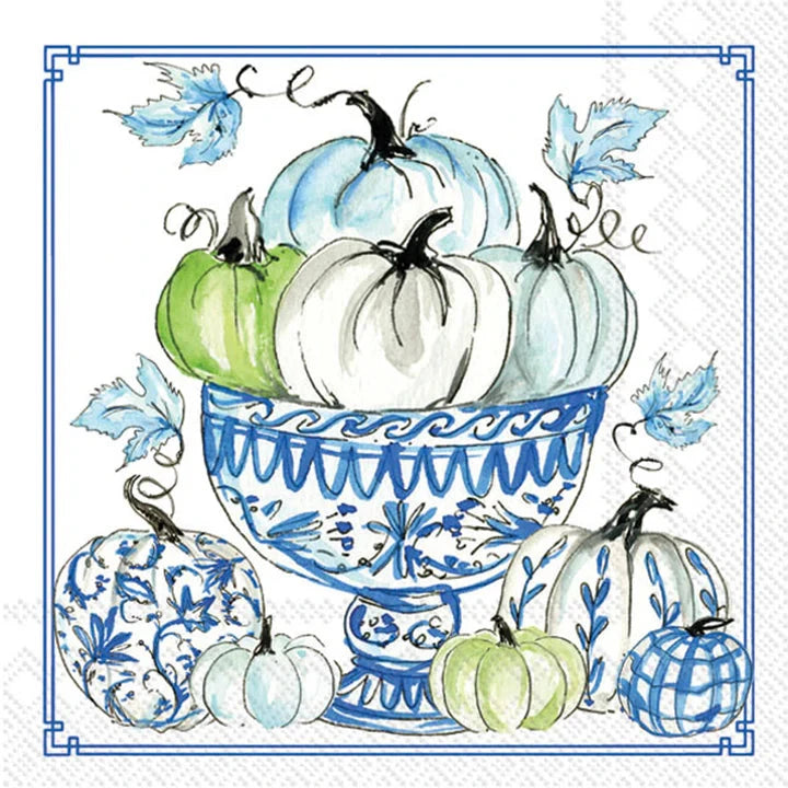 Chinoiserie Pumpkins Cocktail Napkin Cocktail Napkins Boston International 