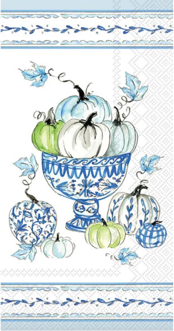 Chinoiserie Pumpkins Guest Towels Guest Towels Boston International 