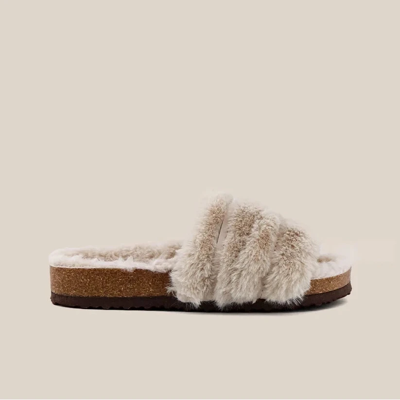 Chloe Mini Slippers - Bone Children Shoes ShuShop 