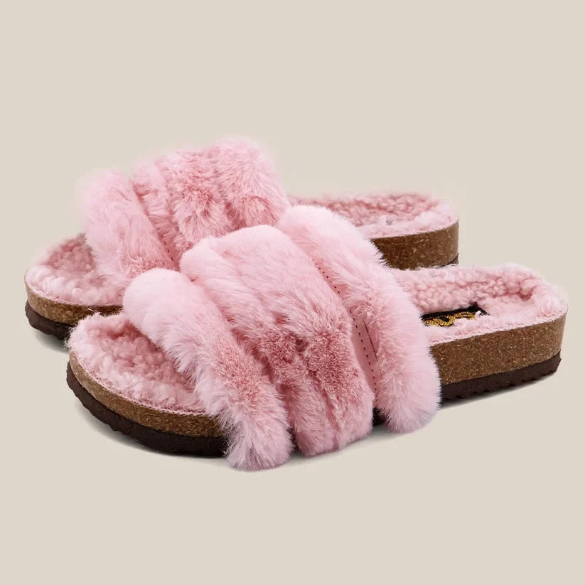 Chloe Mini Slippers - Light Pink Children Shoes ShuShop 13 