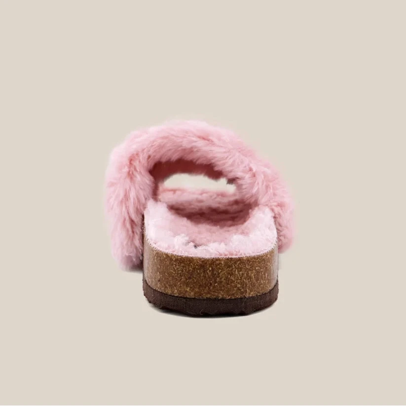 Chloe Mini Slippers - Light Pink Children Shoes ShuShop 