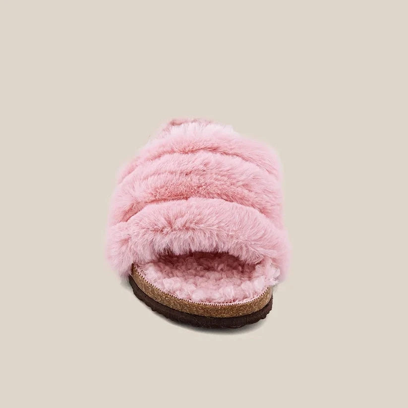 Chloe Mini Slippers - Light Pink Children Shoes ShuShop 