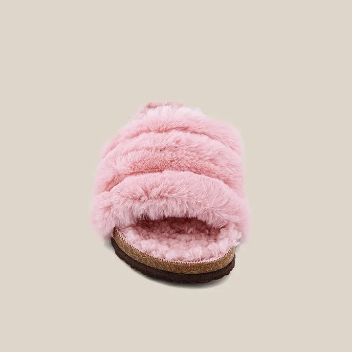 Chloe Mini Slippers - Light Pink Children Shoes ShuShop 