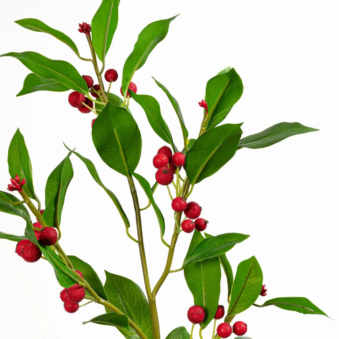 Chokeberry Red Spray - 31" Faux Florals Mills Floral 