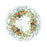 Christmas Citrus Wreath Circle Placemat Placemats Rosanne Beck 