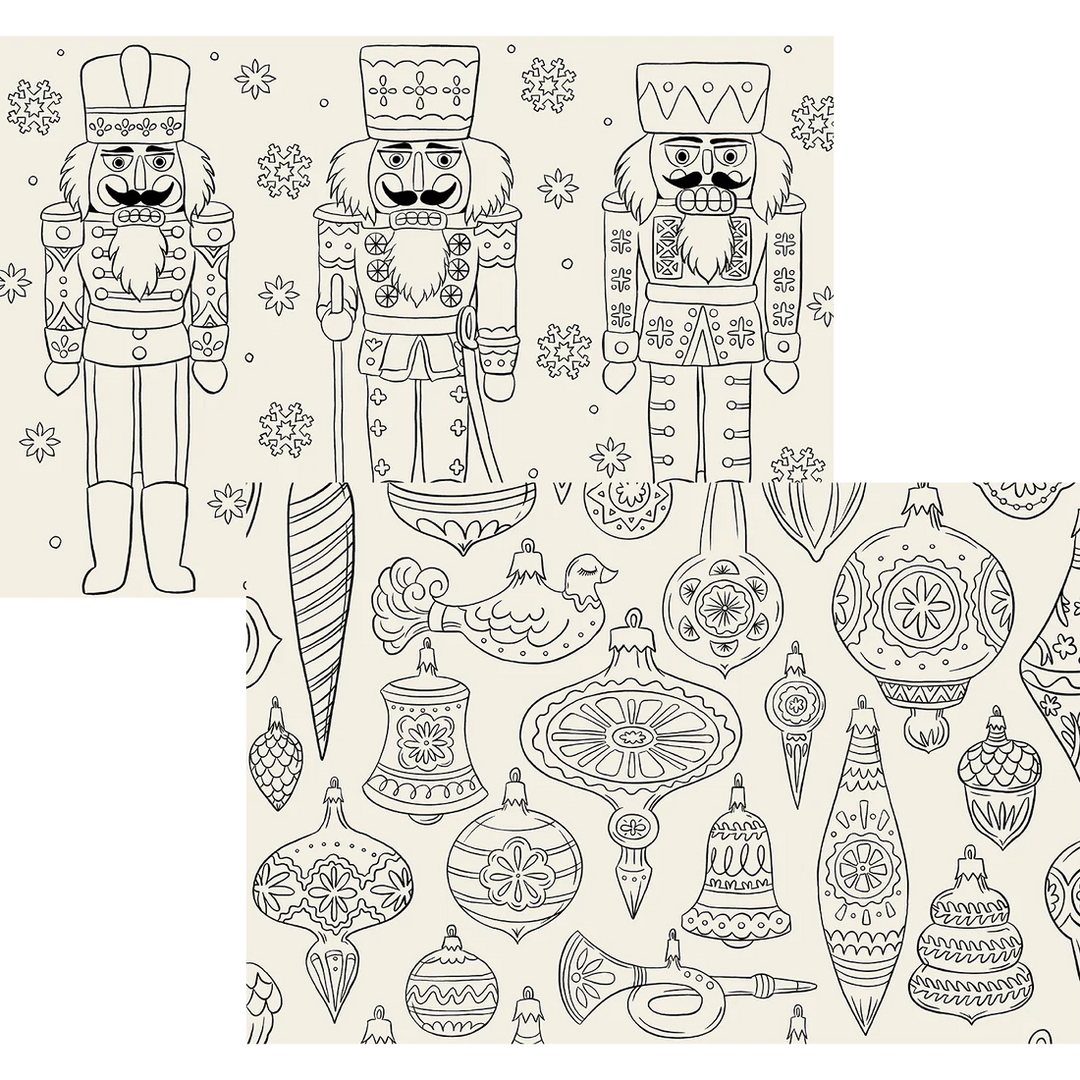 Christmas Coloring Placemat Placemats Hester and Cook 
