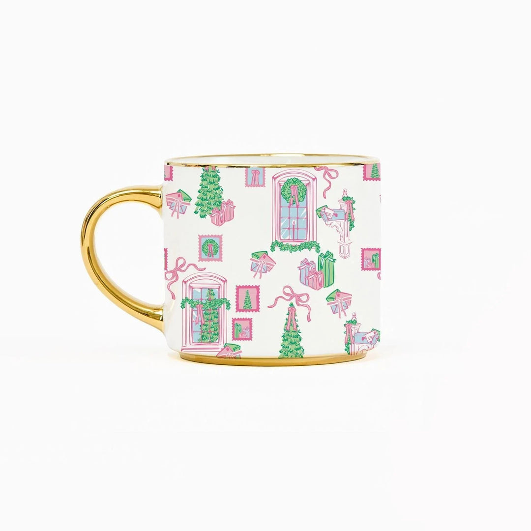 Christmas Cottage Cafe Mug Mug Mary Square 