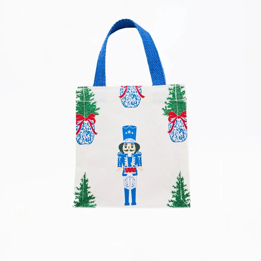 Christmas Cottage Petite Carry Tote Tote Mary Square 