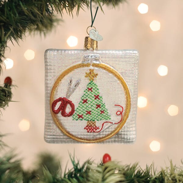 Christmas Cross Stitch Ornament Christmas Ornament Old World Christmas 
