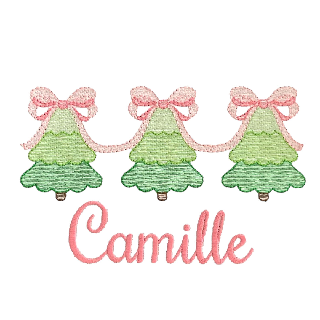 Christmas Embroidery Options Holiday Embroidery The Horseshoe Crab Christmas Trees Bows 