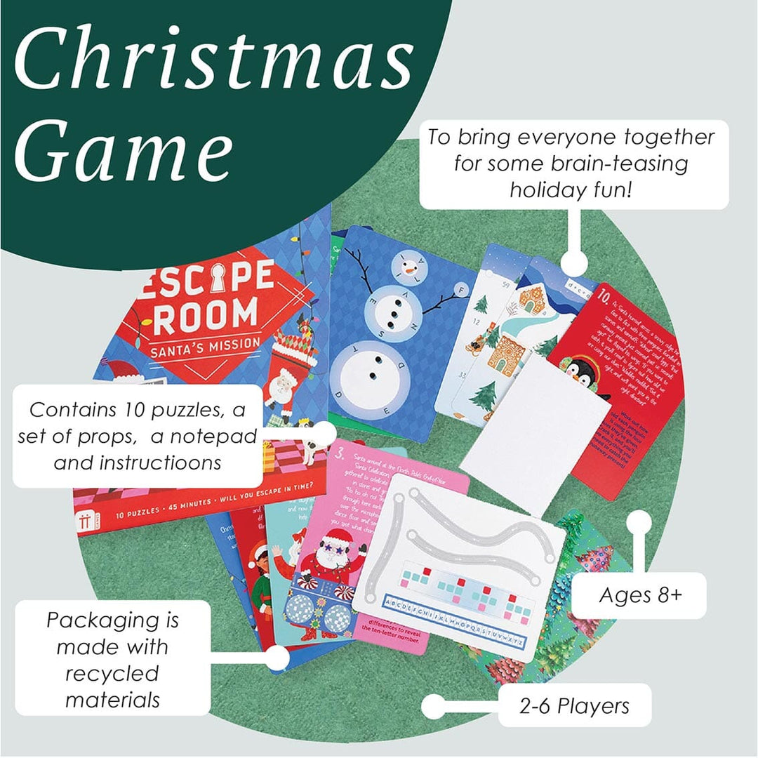 Christmas Escape Room - Santa Edition Activity Toy Talking Tables 