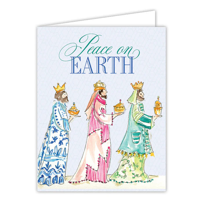 Christmas Greeting Cards Gift Card Rosanne Beck Peace on Earth Wisemen 