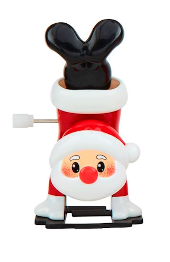 Christmas Santa Wind Up Toy Mini Toys MudPie Handstand 