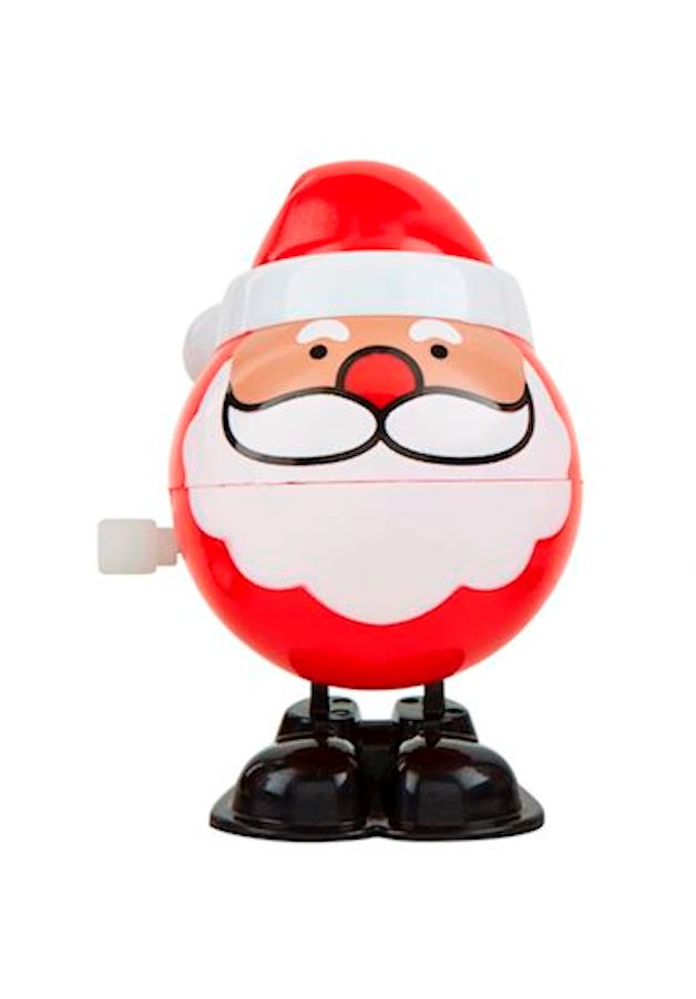 Christmas Santa Wind Up Toy Mini Toys MudPie Mustache 