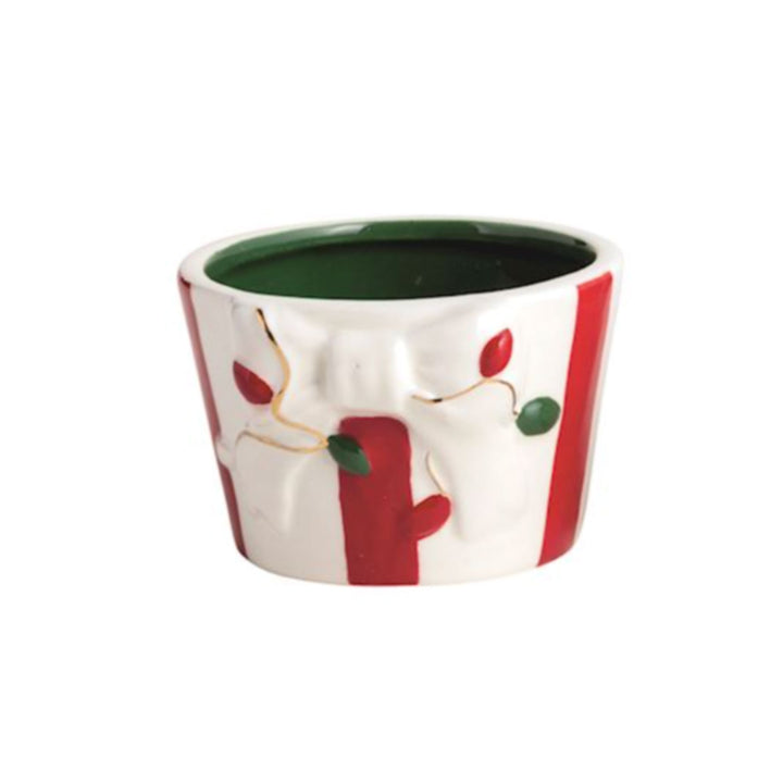 Christmas Tidbit Bowl Dishes Decorative Bowl MudPie Lights 
