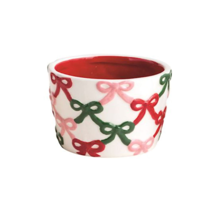 Christmas Tidbit Bowl Dishes Decorative Bowl MudPie Repeat Bows 