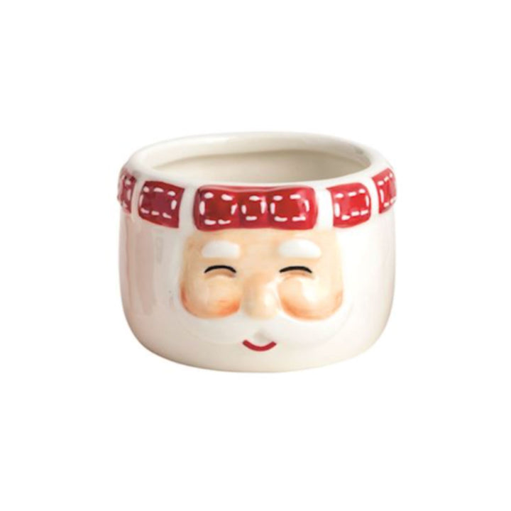 Christmas Tidbit Bowl Dishes Decorative Bowl MudPie Santa 