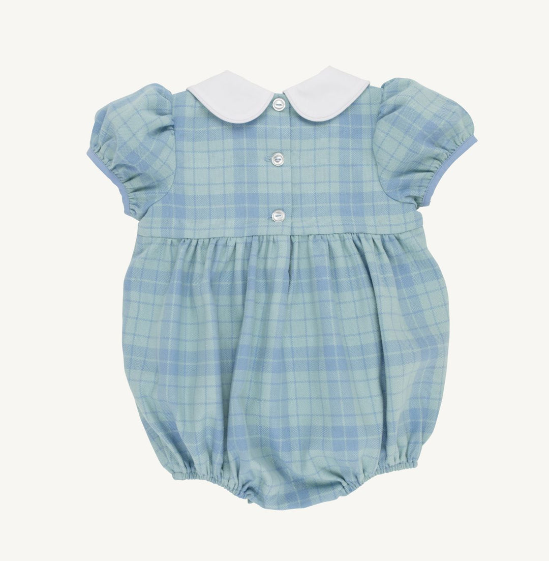 Cindy Lou Bubble - Audubon Park Plaid Girl Bubble Beaufort Bonnet 