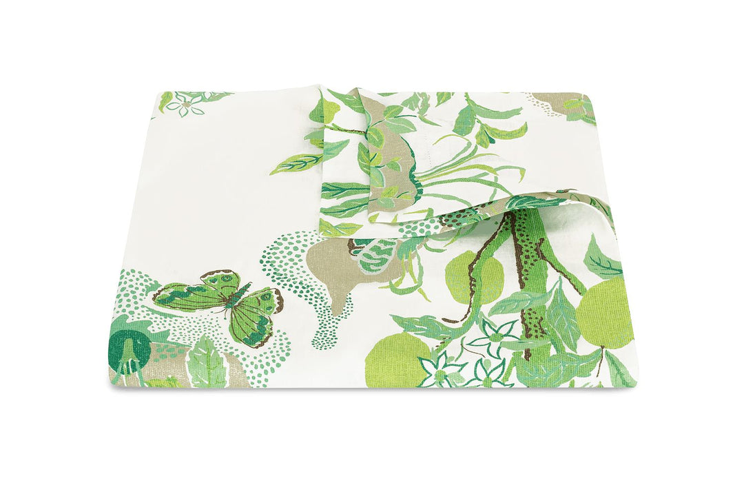 Citrus Garden Tablecloth - Grass - 70" x 108" Oblong Tablecloth Matouk 
