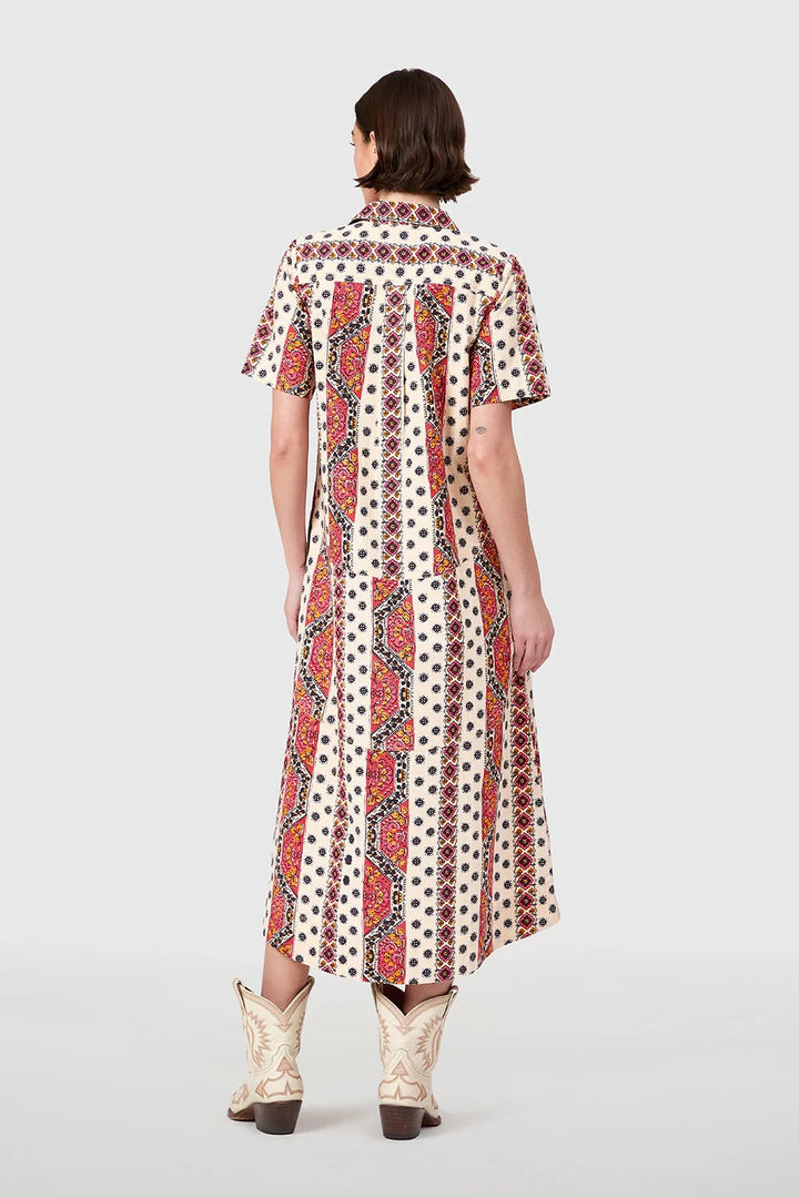 City Dress - Crimson Mosaic Womens Dress Livro 