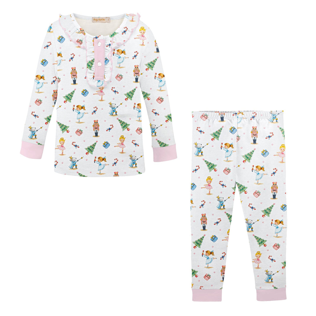 Clara and The Nutcracker Pajama Set Girl Pajamas Baby Club Chic 