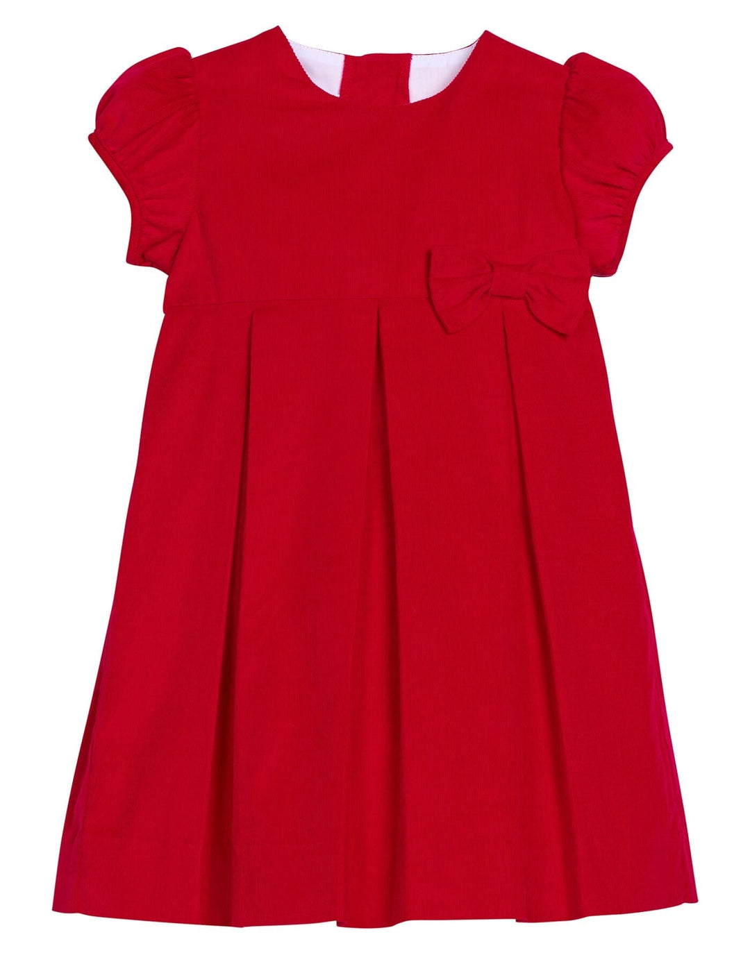 Clara Dress - Red Corduroy Girl Dress Little English 