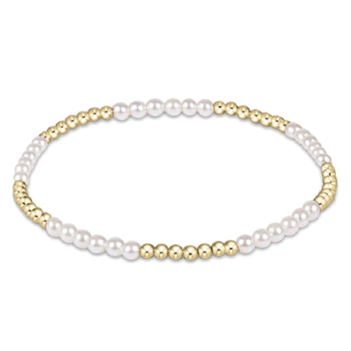 Classic Blissful Pattern 2.5mm Bead Bracelet - 3mm Pearl Bracelet ENewton 