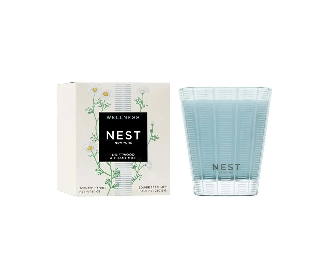 Classic Candle 8.1 oz - Driftwood & Chamomile Candle Nest 