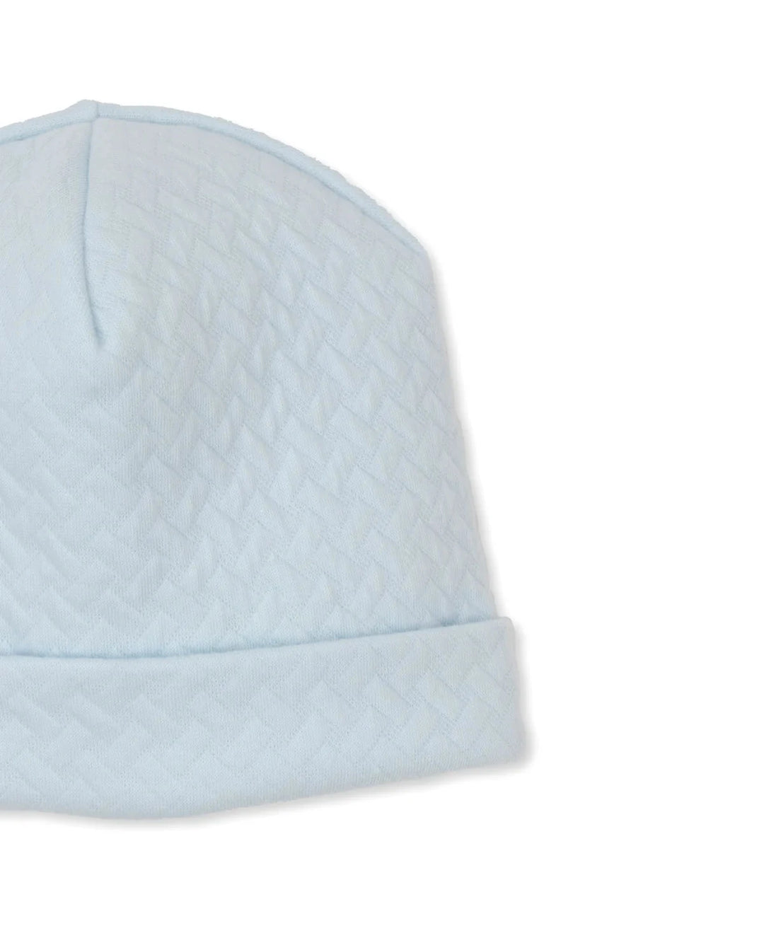 Classic Jacquard Newborn Hat - Light Blue Baby Hat Kissy Kissy 