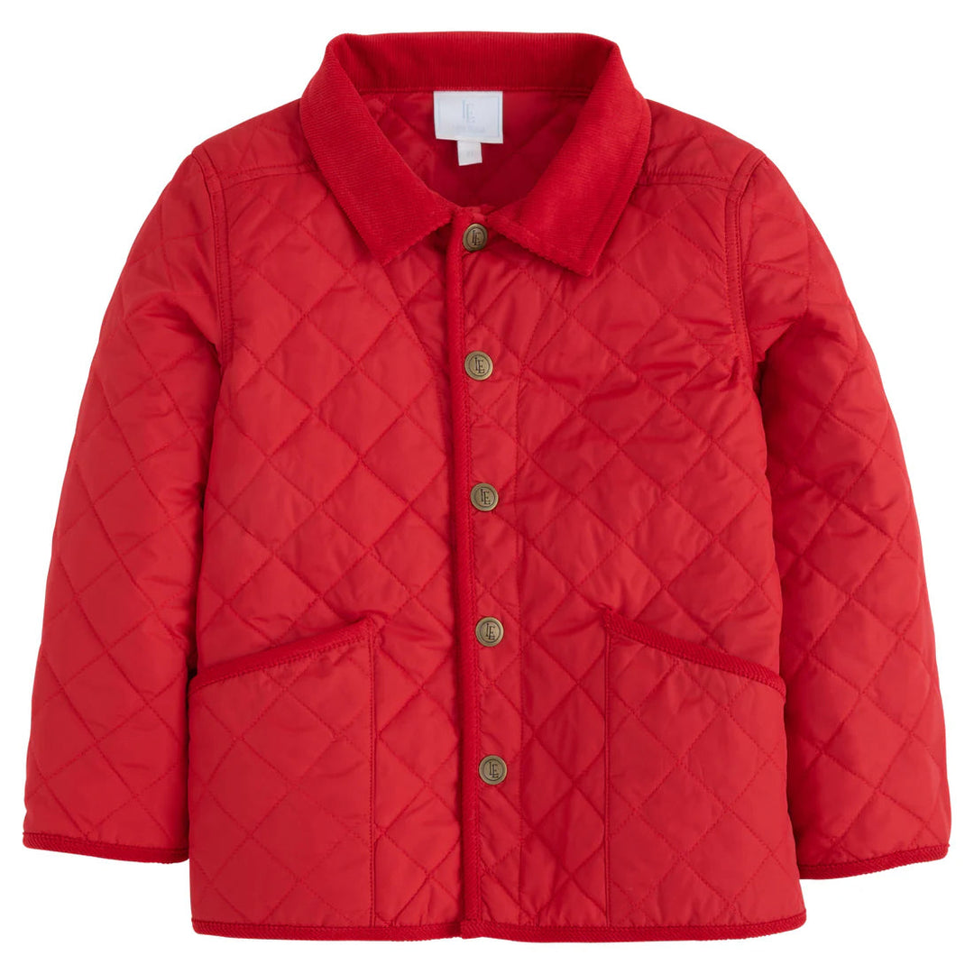 Classic Quilted Jacket Red
