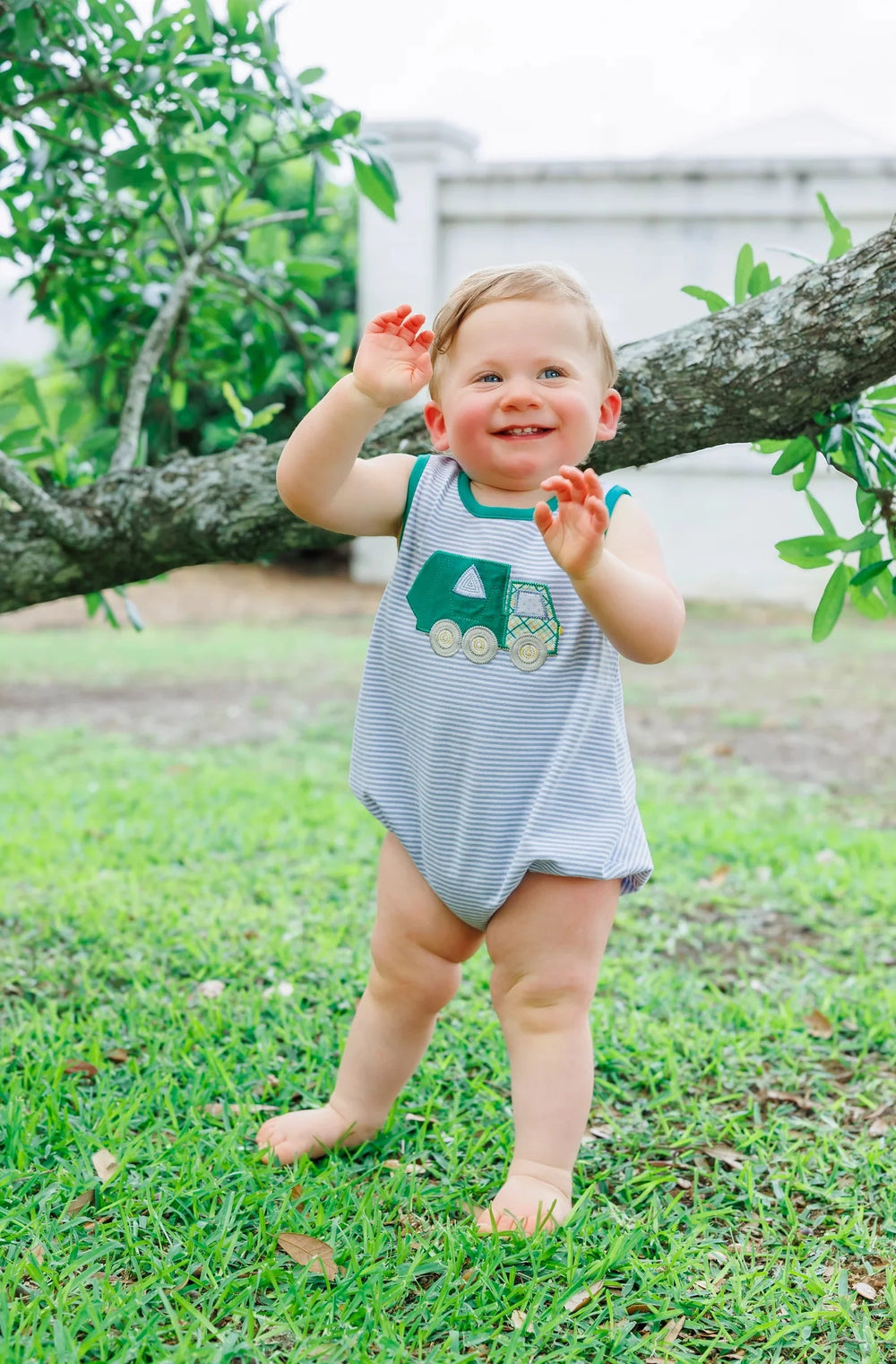 Clean Up Crew Bubble Boy Romper Trotter Street Kids 
